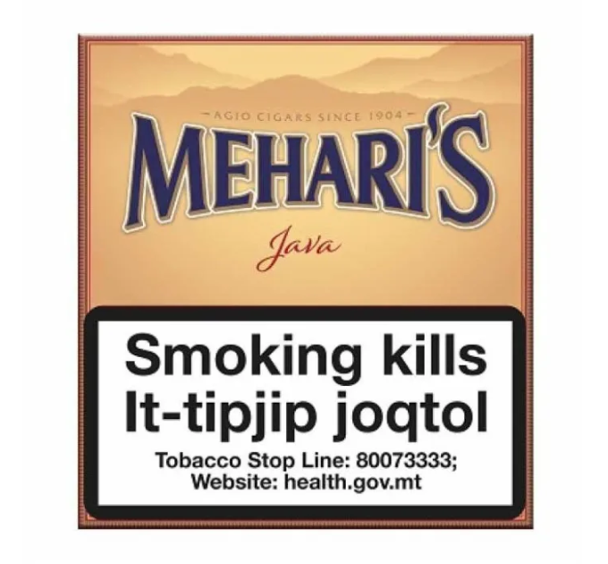 Сигарили Mehari`s Java Yellow 20шт